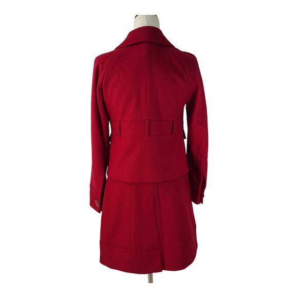 Sportmax Code Red 80% Wool 2 Piece Skirt Jacket Suit Lined Quality Brand Size 2 - Picture 2 of 8